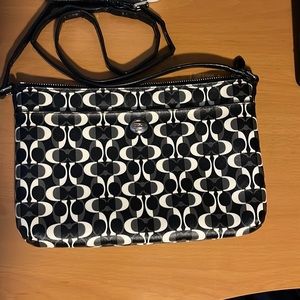 Coach Peyton Dream C Swing-pack Crossbody Bag Handbag patent leather strap